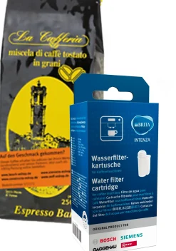 17001963 Brita intenza waterfilter en La Cafferia Supremo Espresso geschenk!