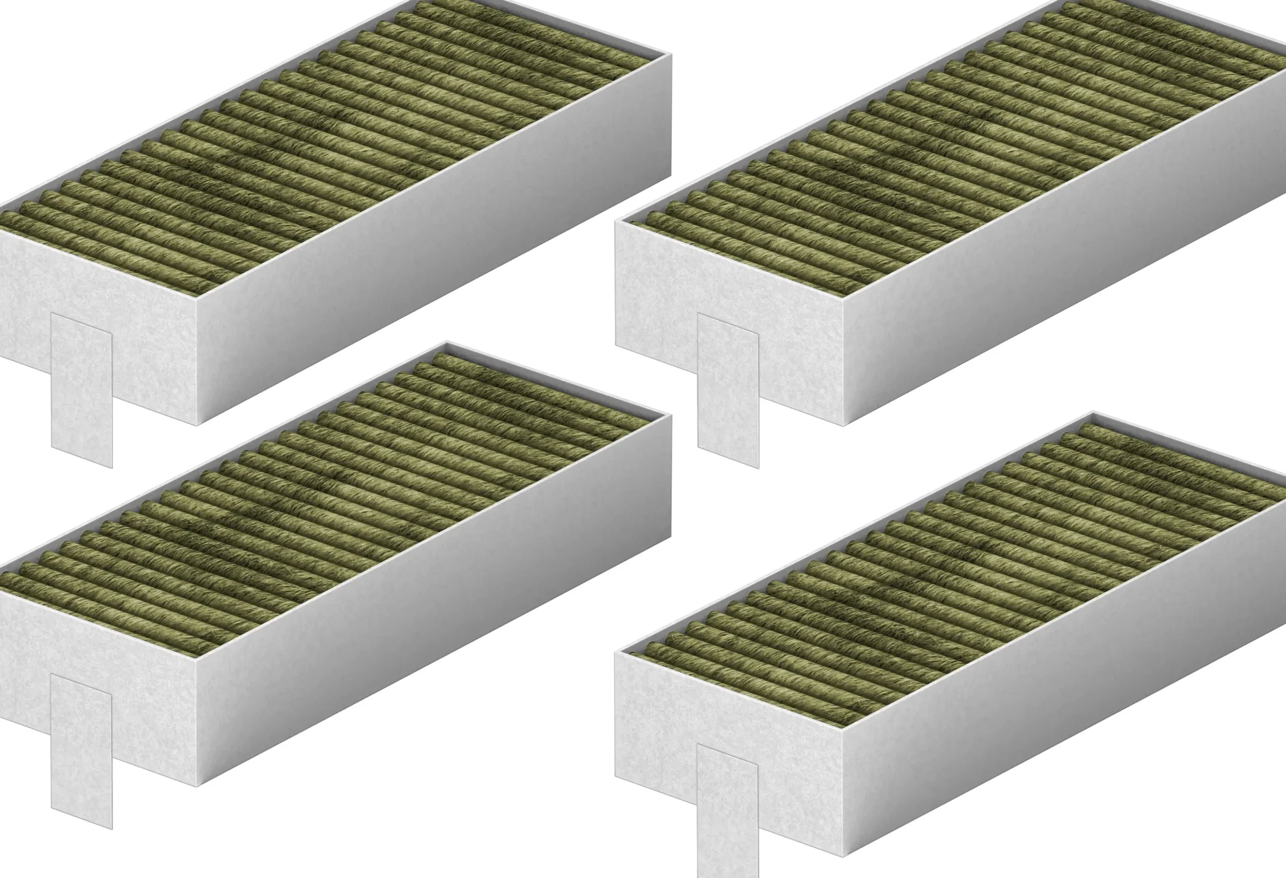 17007754 Cleanair geurfilterset - 4 stuks