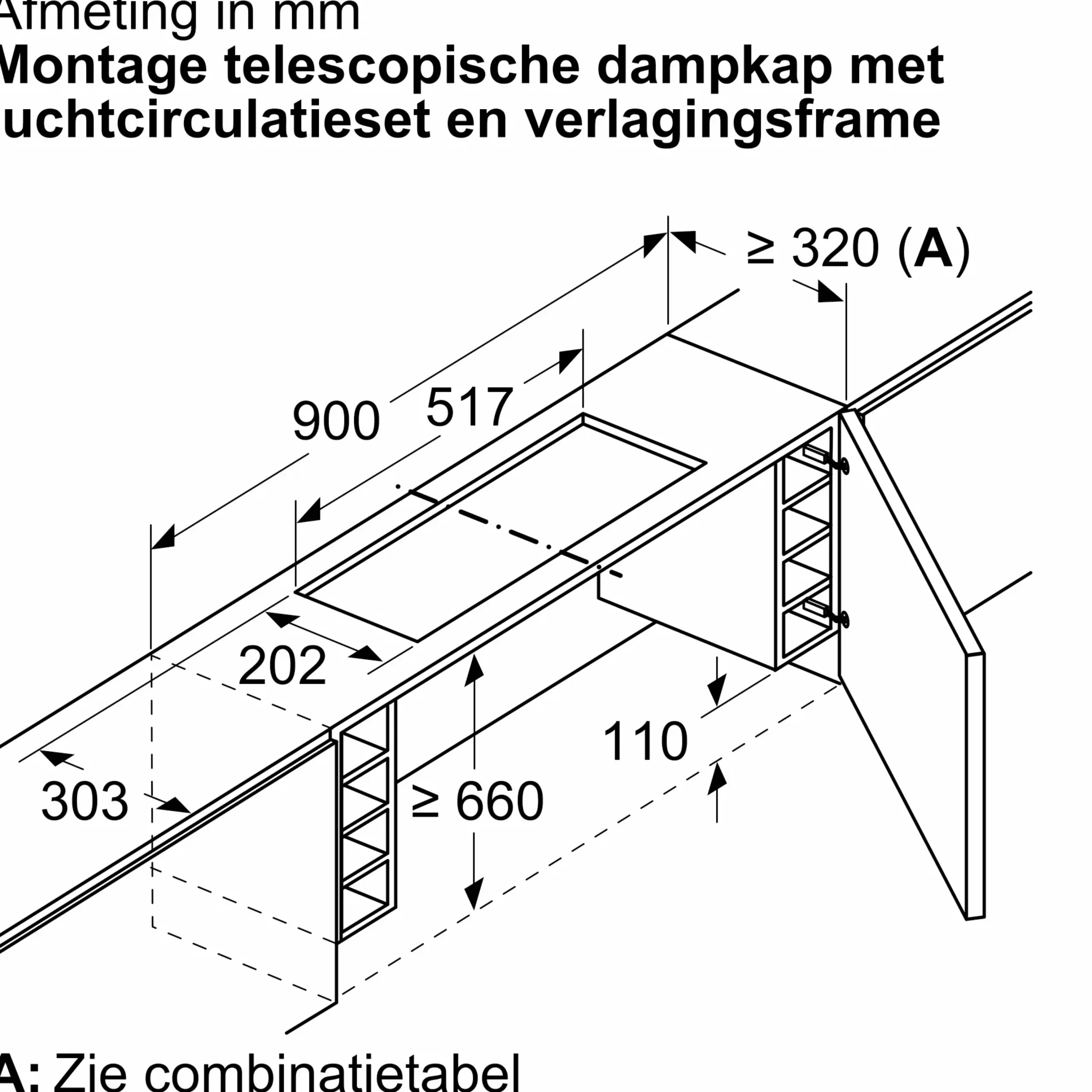 DSZ4961 Frame verlager 830 mm