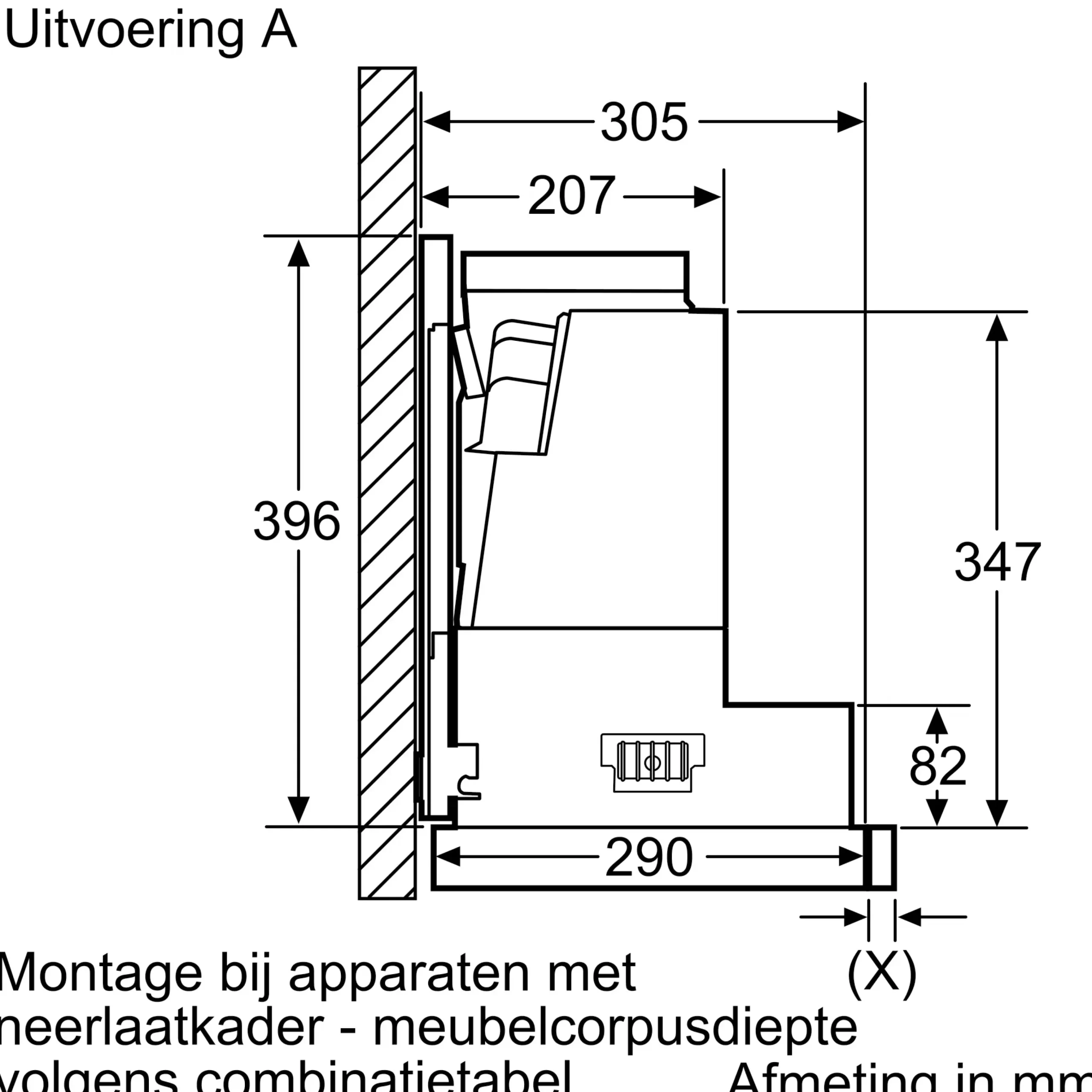 DSZ4961 Frame verlager 830 mm