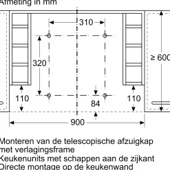DSZ4961 Frame verlager 830 mm