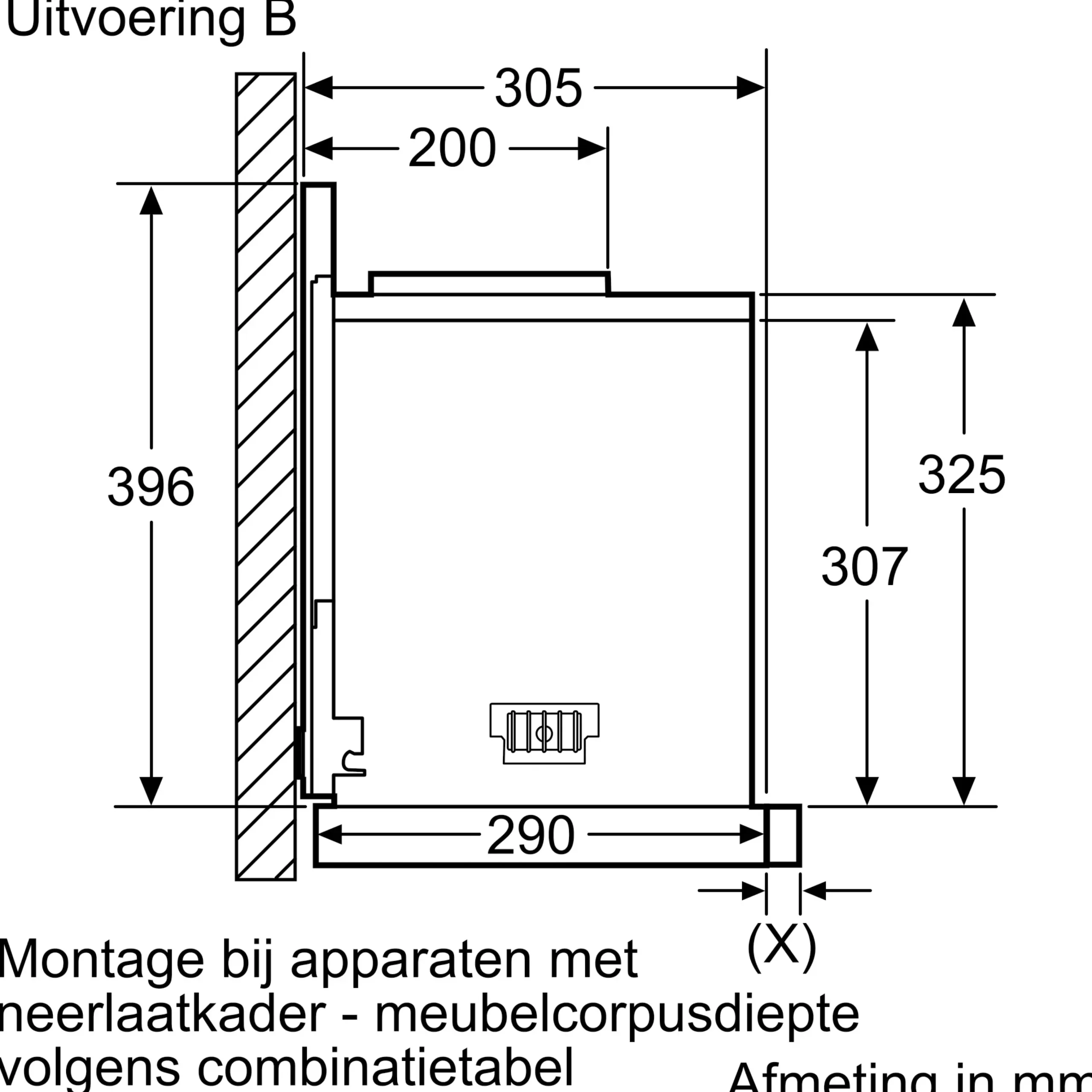 DSZ4961 Frame verlager 830 mm