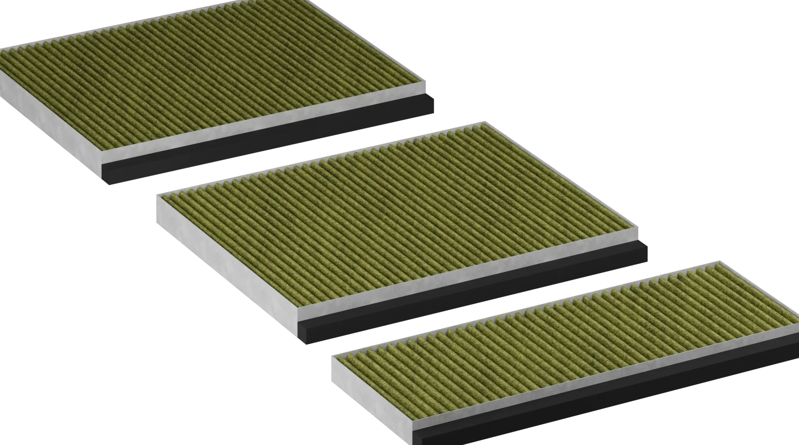 DWZ1BK1B6 Clean Air Plus geurfilter met actieve kool, vervangfilter voor recirculatiestand.