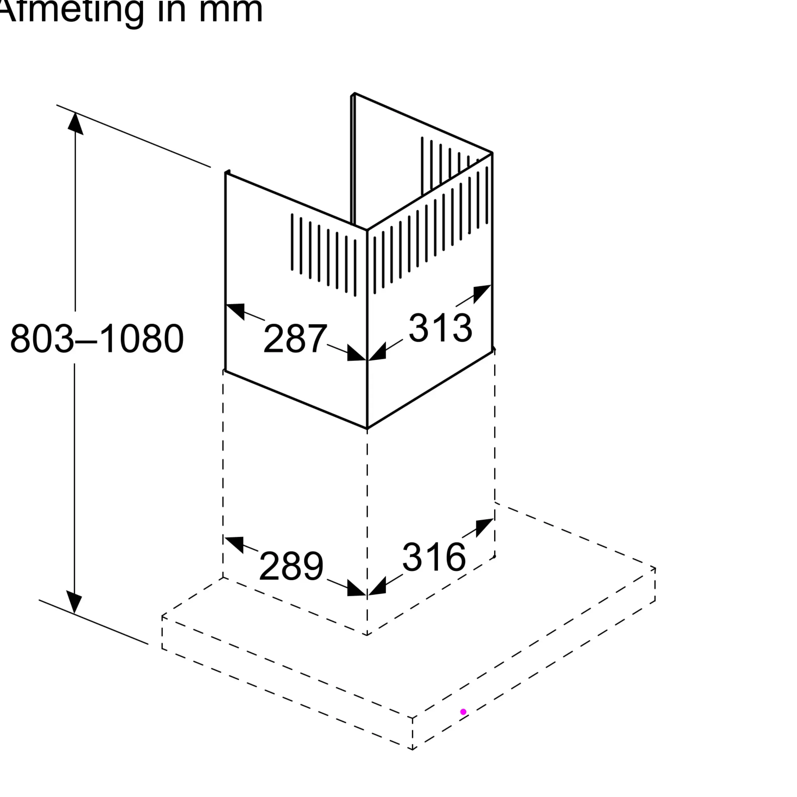 DWZ1FB6I6 Clean Air recirculatiekit met lange levensduur Zwart