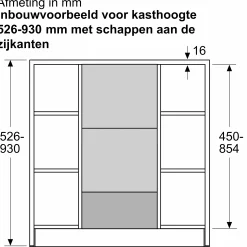 DWZ1IB6K2 Schachtverlenging 450-854 mm Matzwart