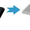 DWZ1IT1B4 Clean Air geurfilter met actieve kool, vervangfilter voor recirculatiestand.
