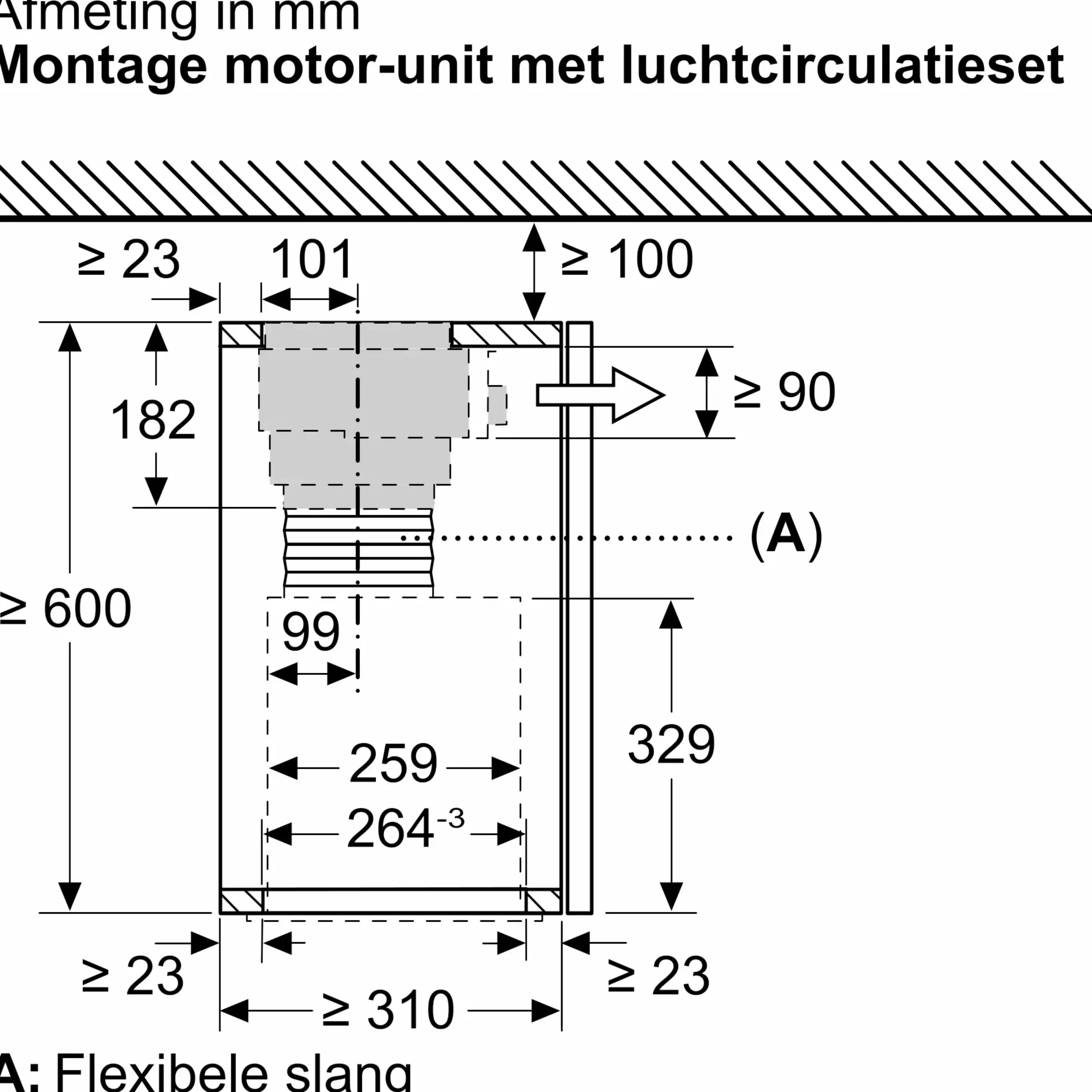 DWZ1IT1D1 Long-life recirculatieset, standaard uitrusting