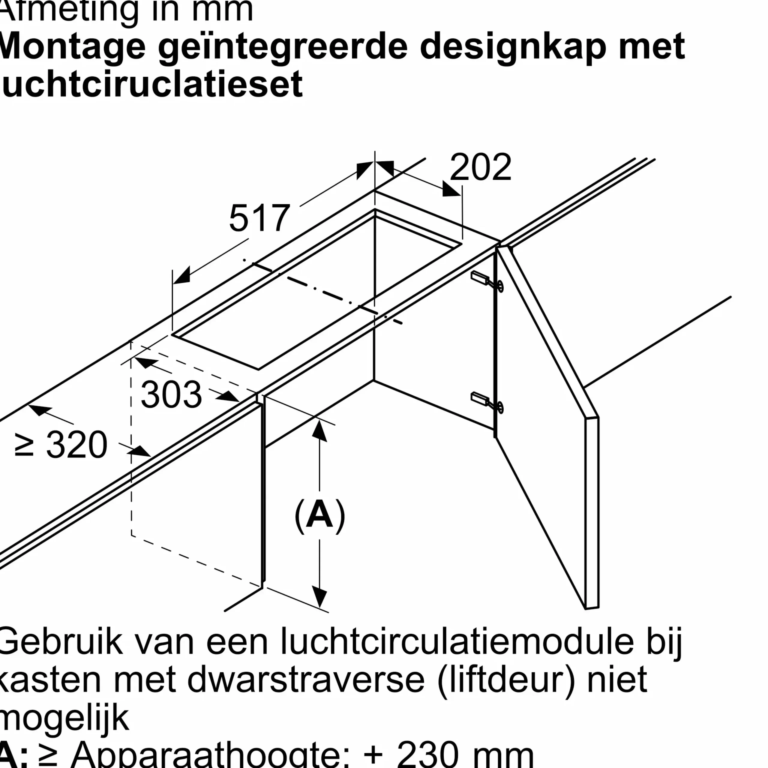 DWZ1IT1D1 Long-life recirculatieset, standaard uitrusting