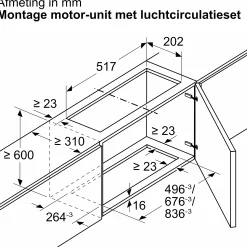 DWZ1IT1D1 Long-life recirculatieset, standaard uitrusting