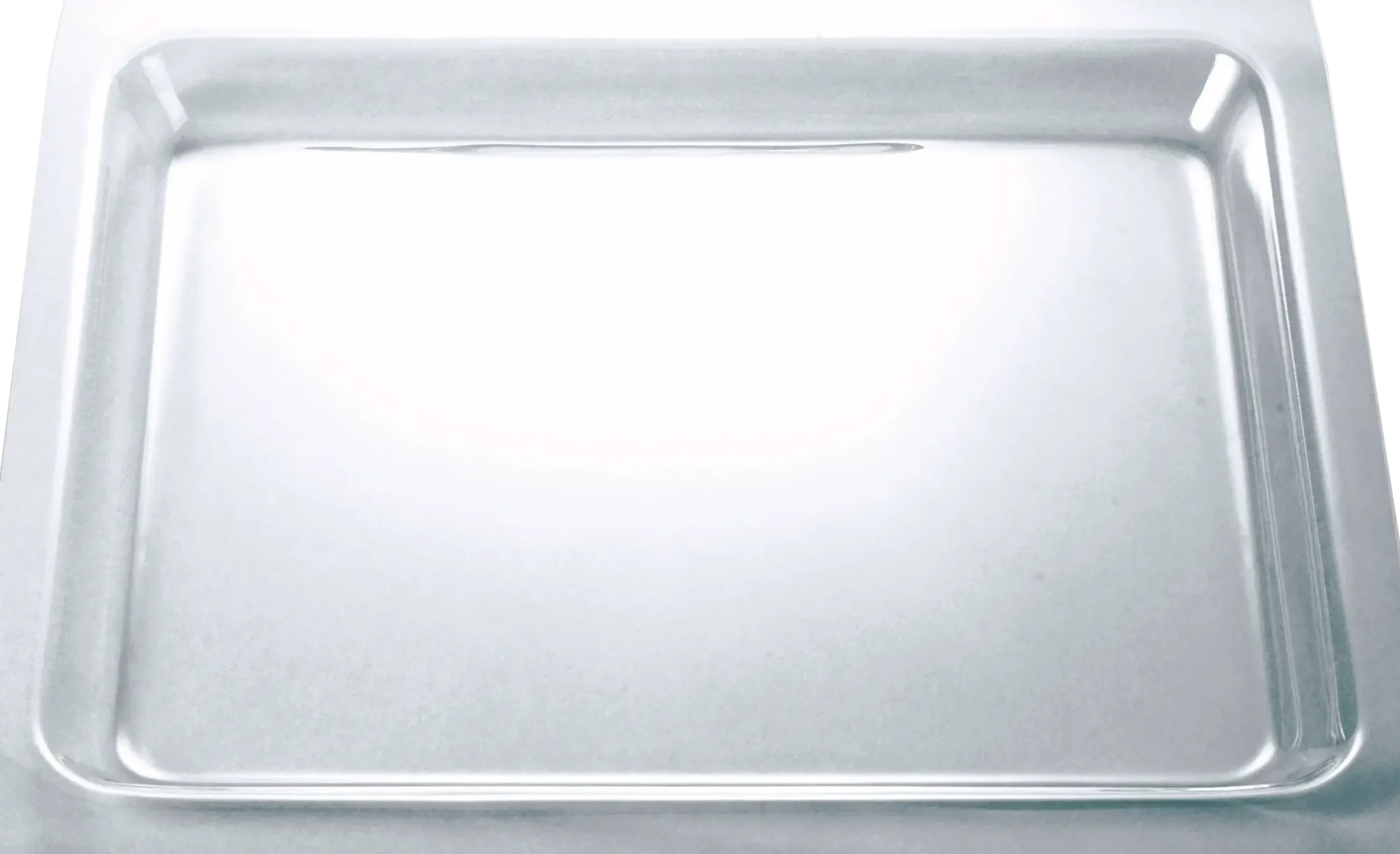 00472149 Glazen Ovenschaal Glazen ovenschaal 46,3 cm x 37,5 cm x 3 cm