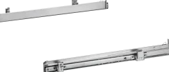 HEZ538000 Clip rails roestvrij staal