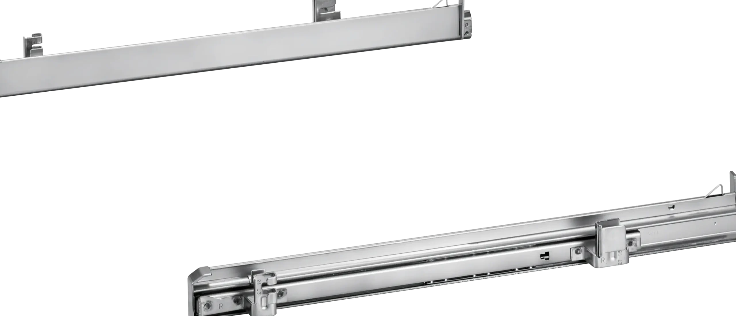 HEZ538000 Clip rails roestvrij staal