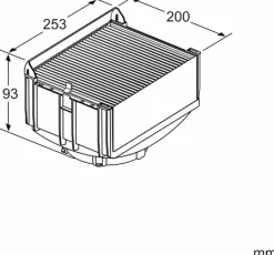 17004061 Integreerbare CleanAir Plus recirculatieset met anti-allergeen/anti-vis koolfilter