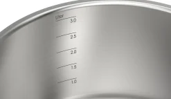 17006182 Kookpan met deksel ⌀ 20 cm - geschikt voor inductie