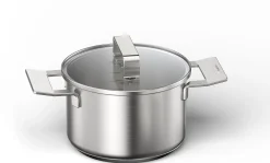 17006181 Kookpan met deksel ⌀ 16 cm - geschikt voor inductie