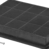 00354434 Koolstoffilter voor recirculatie afzuigkappen Afmeting: 27,1 x 21,4 x 3,8 cm. (LXBXH)