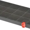 00460450 Koolstoffilter voor recirculatie afzuigkappen Afmeting: 43,3 x 21,5 cm. (LXB)