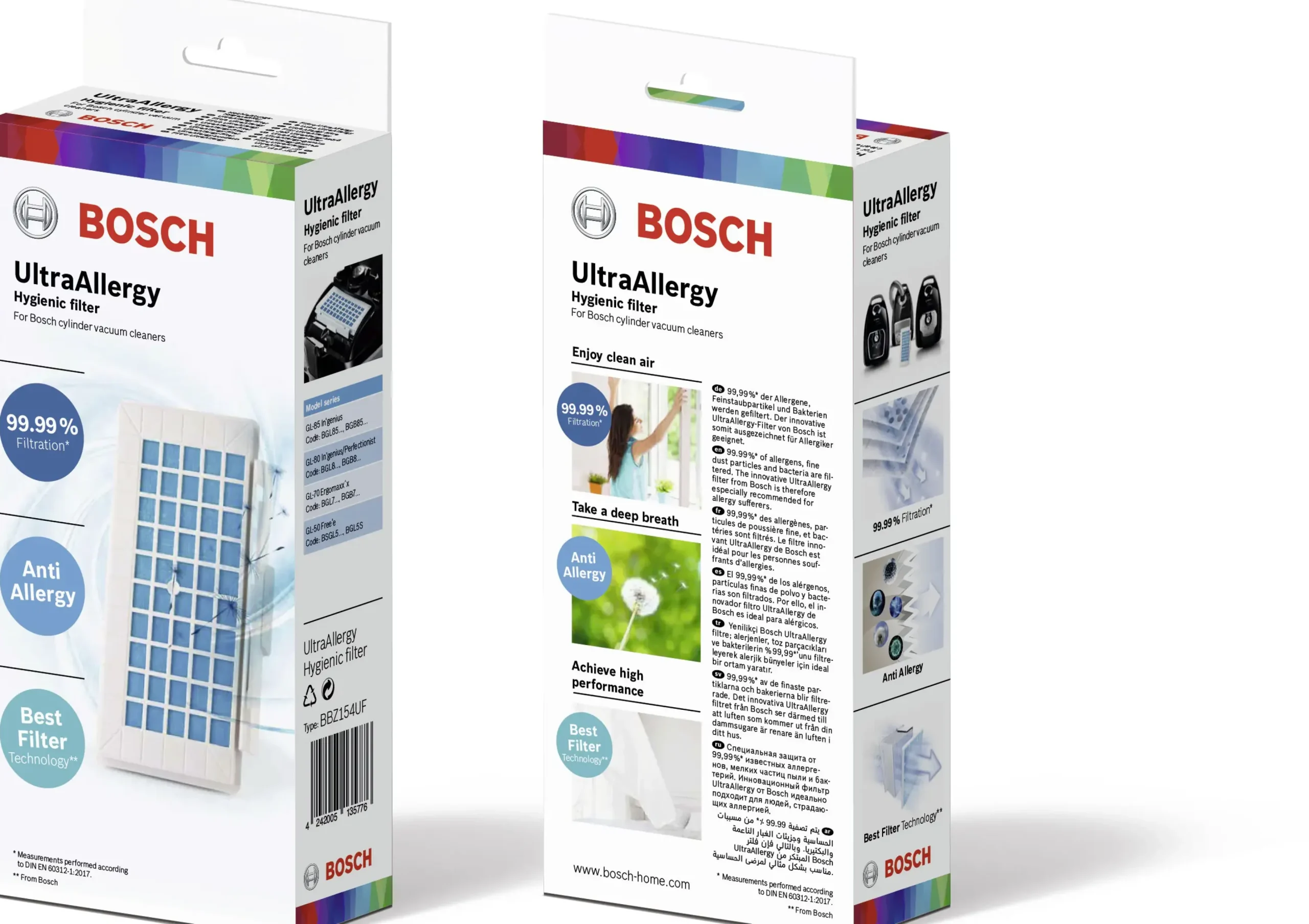 17004549 Krachtig hygienefilter voor stofzuigers