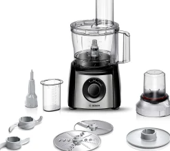 MCM3401M Food processor MultiTalent 3 800 W Zwart, RVS