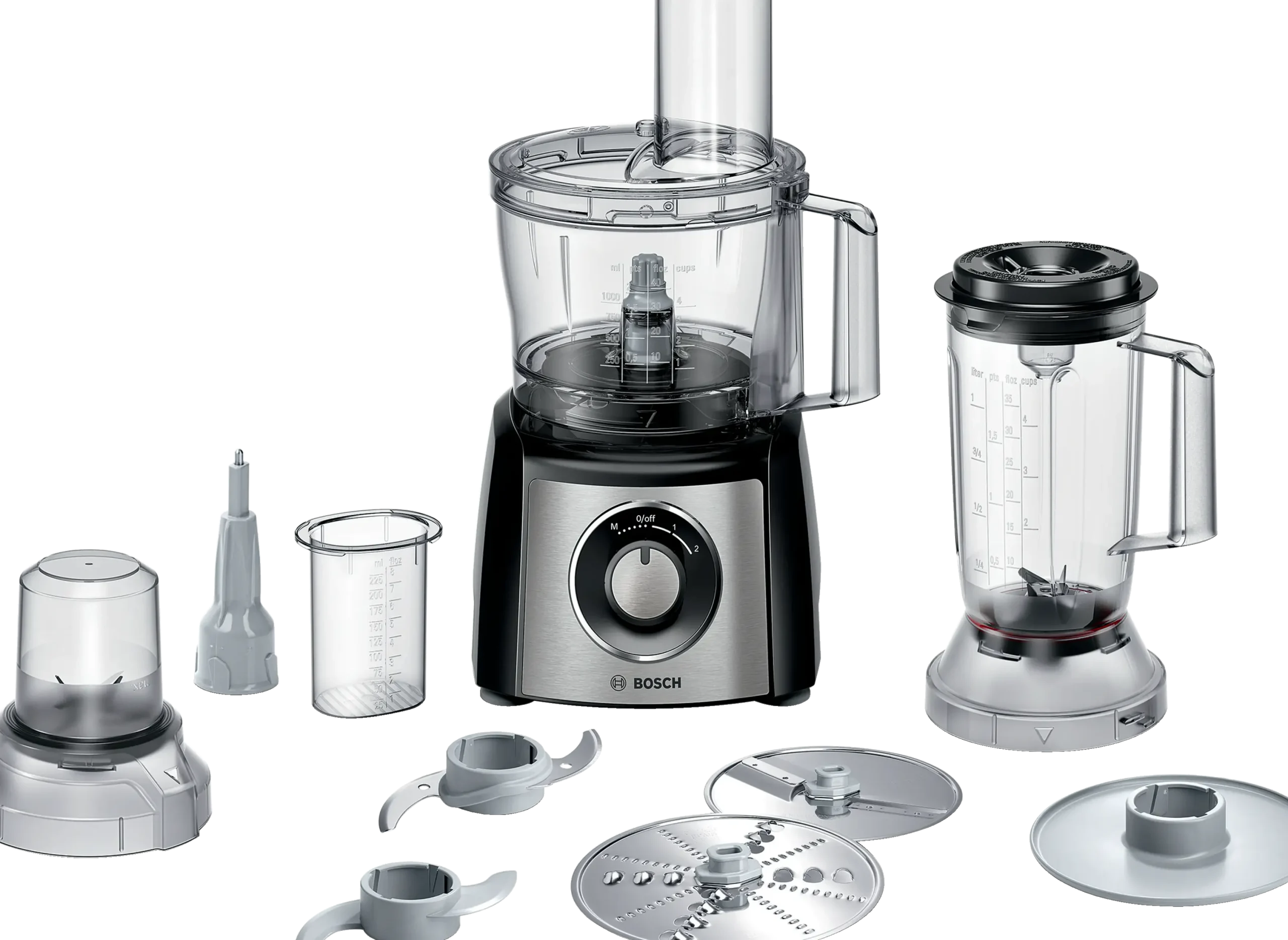 MCM3PM386 Food processor MultiTalent 3 Plus 900 W Zwart, RVS