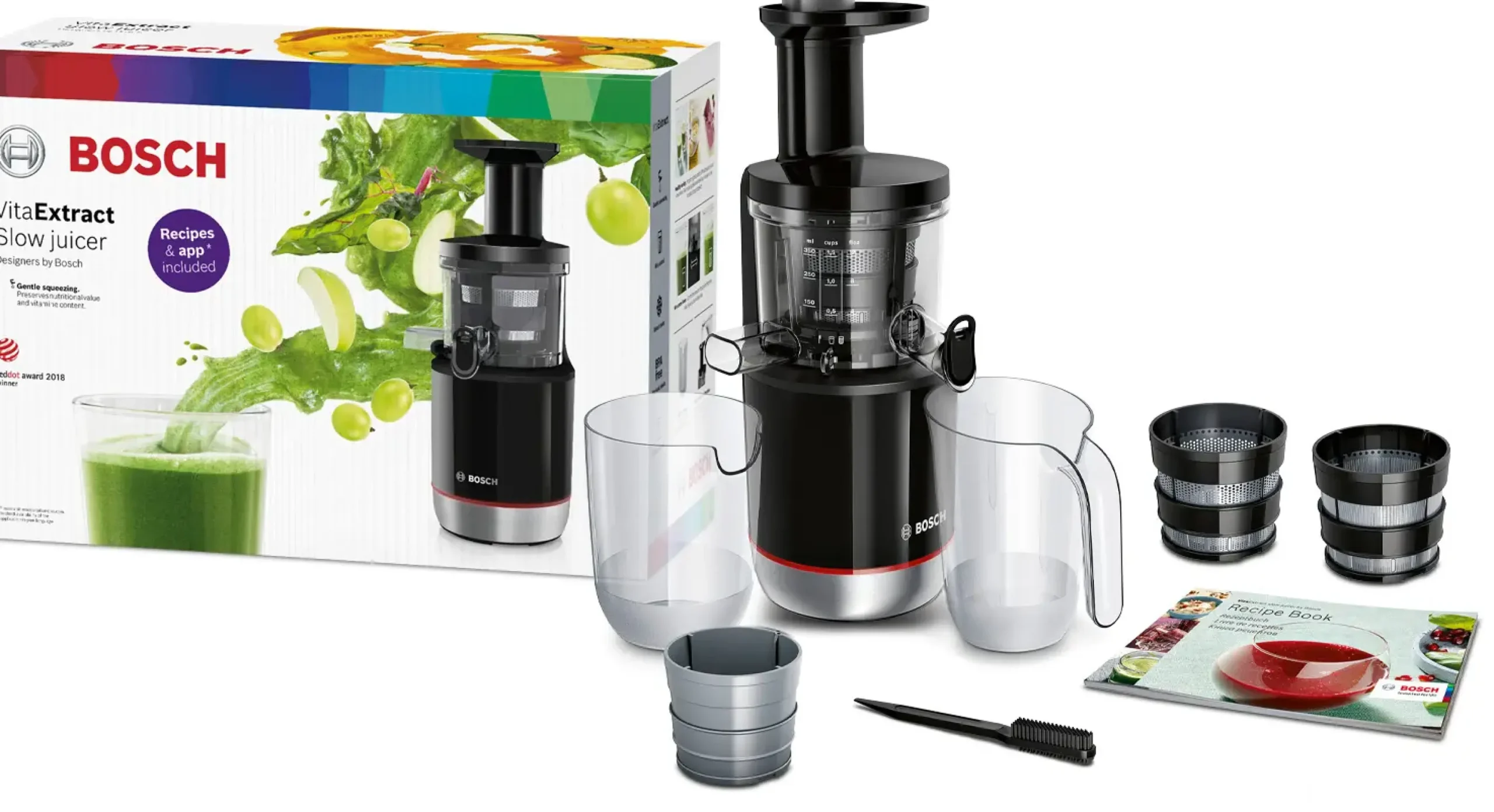MESM731M Slowjuicer VitaExtract 150 W Zwart, RVS
