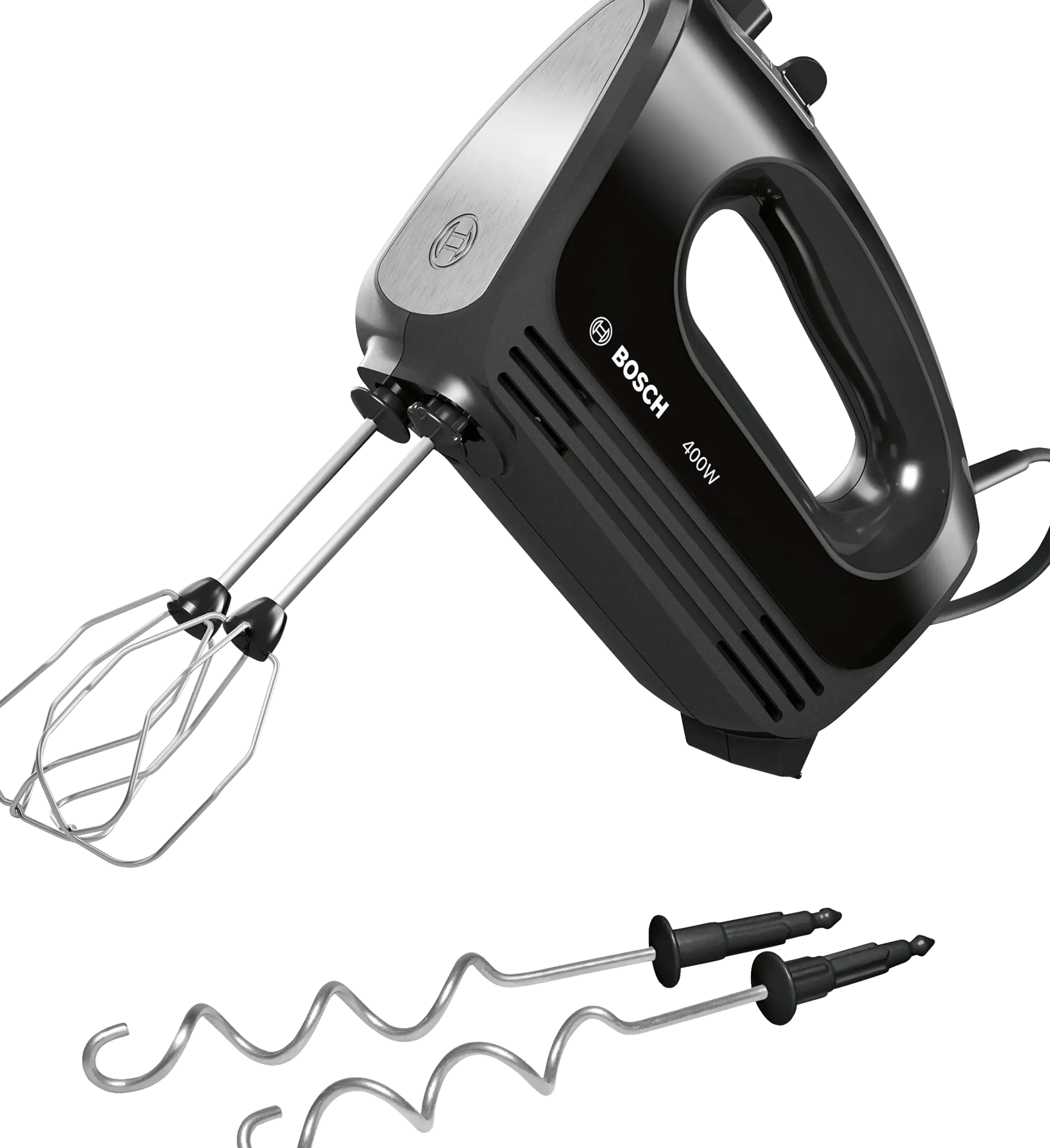 MFQ2420B Handmixer CleverMixx 400 W Zwart, RVS