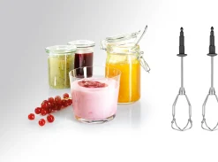 MFQ4730 Handmixer HomeProfessional 575 W Zwart, Metallic zilver