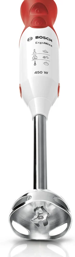 MSM64110 Staafmixer ErgoMixx 450 W Wit, rood