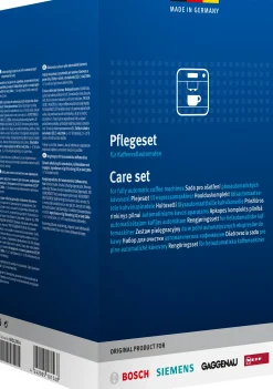 00312582 Onderhoudsset voor volautomatische koffiemachines - 4x 250ml vloeibare ontkalker + 10 reinigingstabletten