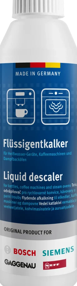 00312582 Onderhoudsset voor volautomatische koffiemachines - 4x 250ml vloeibare ontkalker + 10 reinigingstabletten