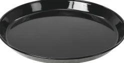 00577346 Pizza bakplaat geschikt voor ovens - Geëmailleerde grijs - Ø 35 cm - Hoogte ca. 3 cm