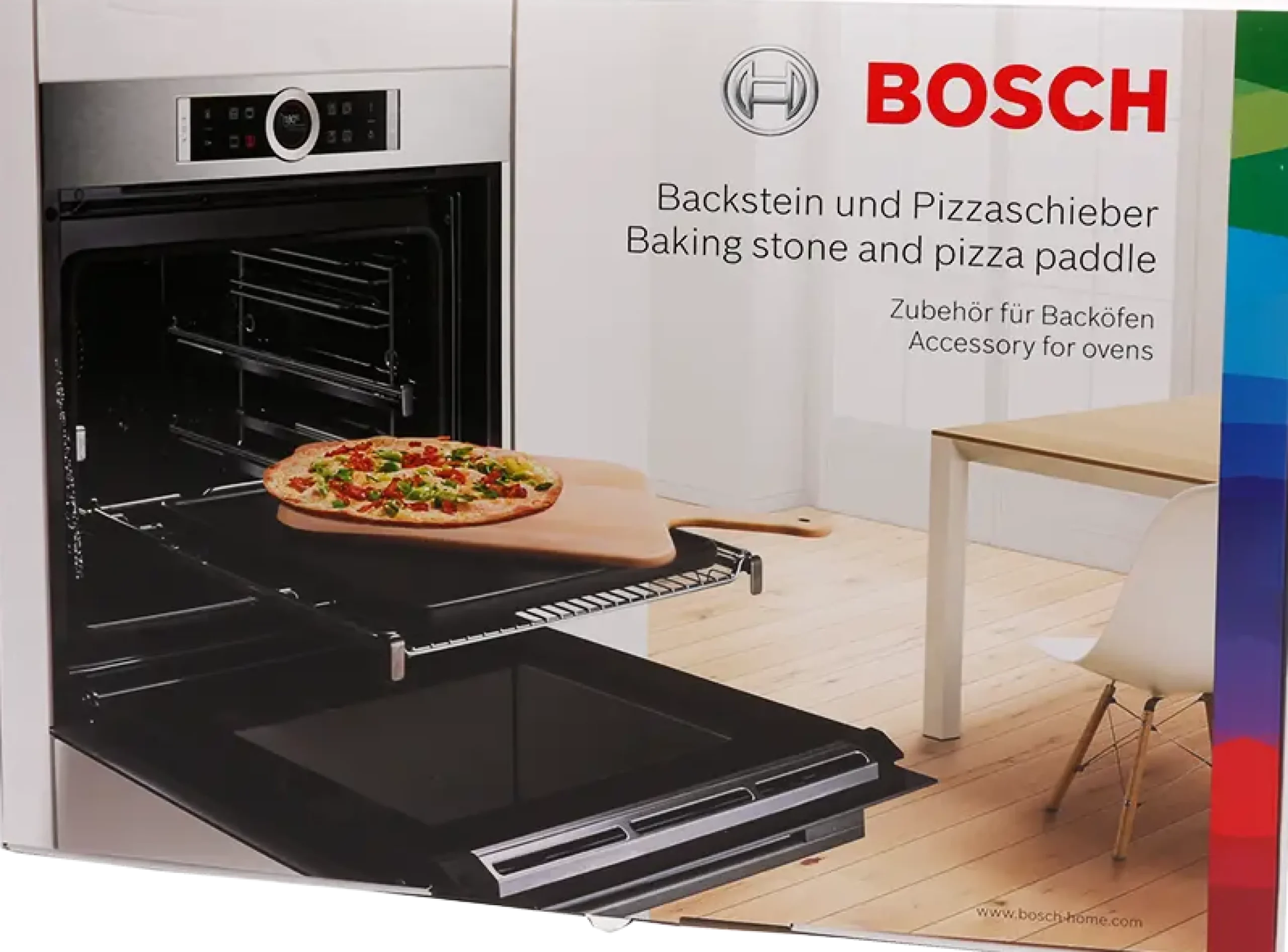 00577535 Pizzasteen voor het bakken van brood en pizza in de oven