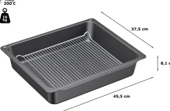 17002738 Profipan geschikt voor ovens, antraciet, geëmailleerd