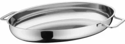 17008471 Roestvrijstalen braadpan geschikt voor ovale braadzone (Inductie)