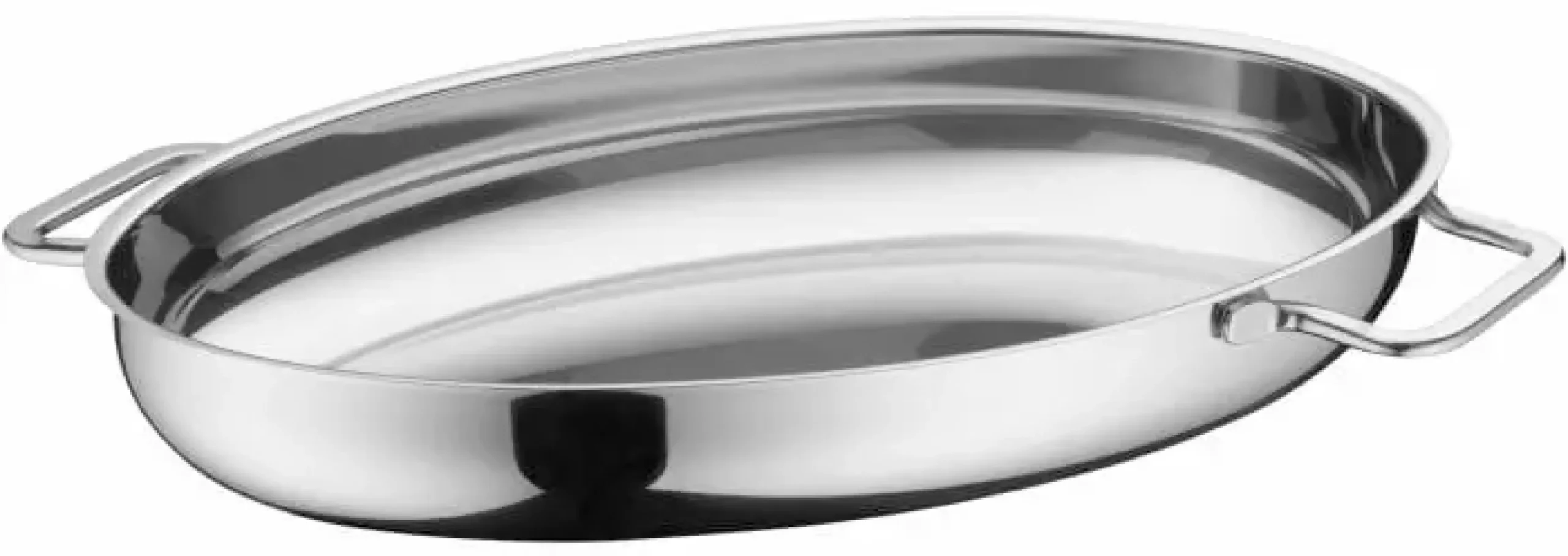 17008471 Roestvrijstalen braadpan geschikt voor ovale braadzone (Inductie)