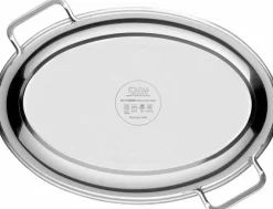 17008471 Roestvrijstalen braadpan geschikt voor ovale braadzone (Inductie)