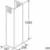 11019195 Schachtverlenging 100 cm Diagonaal en verticaal design
