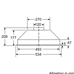 Serie 2 Afzuigunit 53 cm Grijs