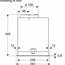 Serie 6 Afzuigunit 70 cm Roestvrij staal
