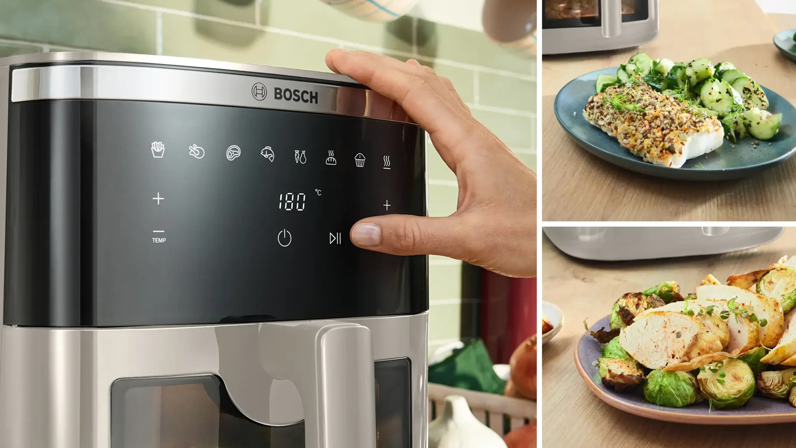 Serie 6 Air Fryer dark cream