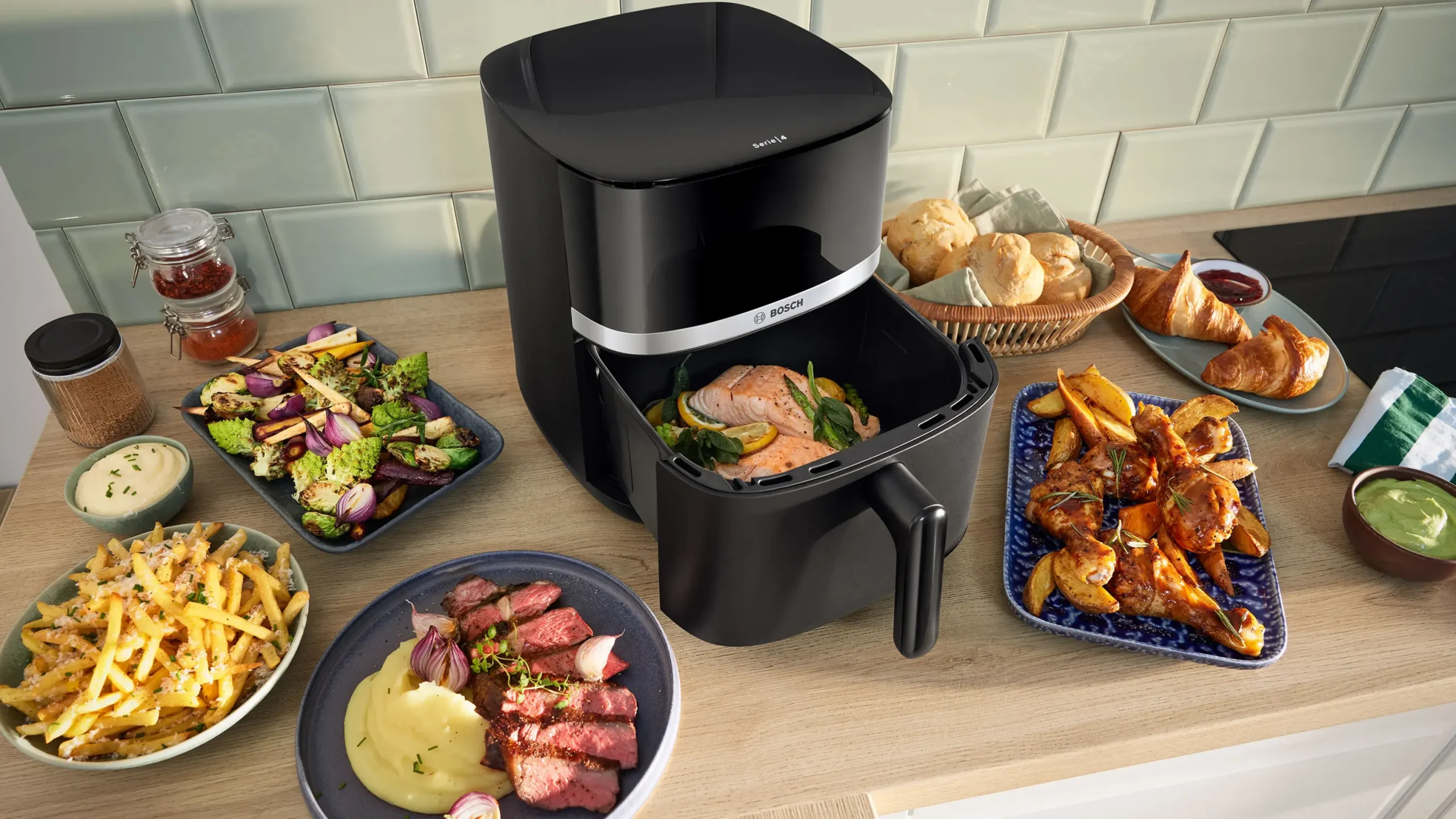 Serie 4 Air Fryer Zwart