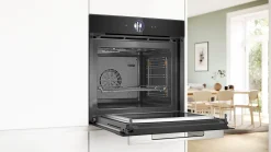 Serie 8 Bakoven met magnetron 60 x 60 cm Zwart