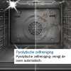 Serie 8 Bakoven met magnetron 60 x 60 cm Mat zwart