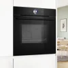 Serie 8 Bakoven met magnetron 60 x 60 cm Zwart