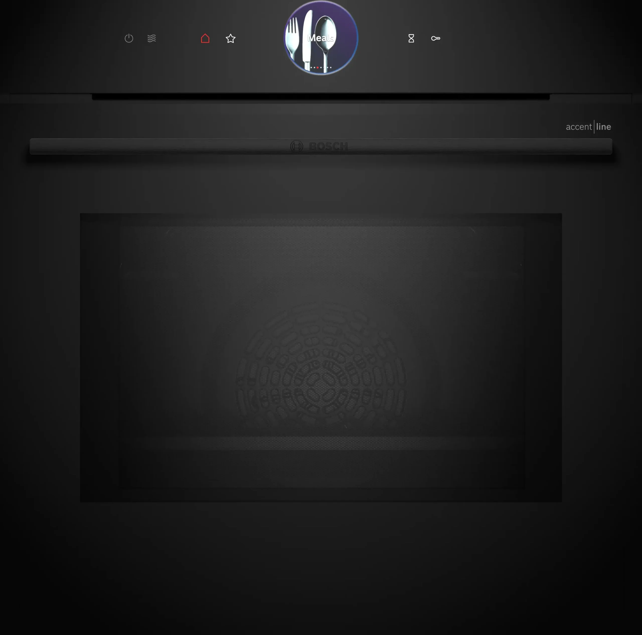 Serie 8 Bakoven met magnetron 60 x 60 cm Zwart