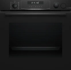 Serie 6 Bakoven met toegevoegde stoom 60 x 60 cm Zwart