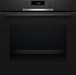 Serie 4 Bakoven met toegevoegde stoom 60 x 60 cm Zwart