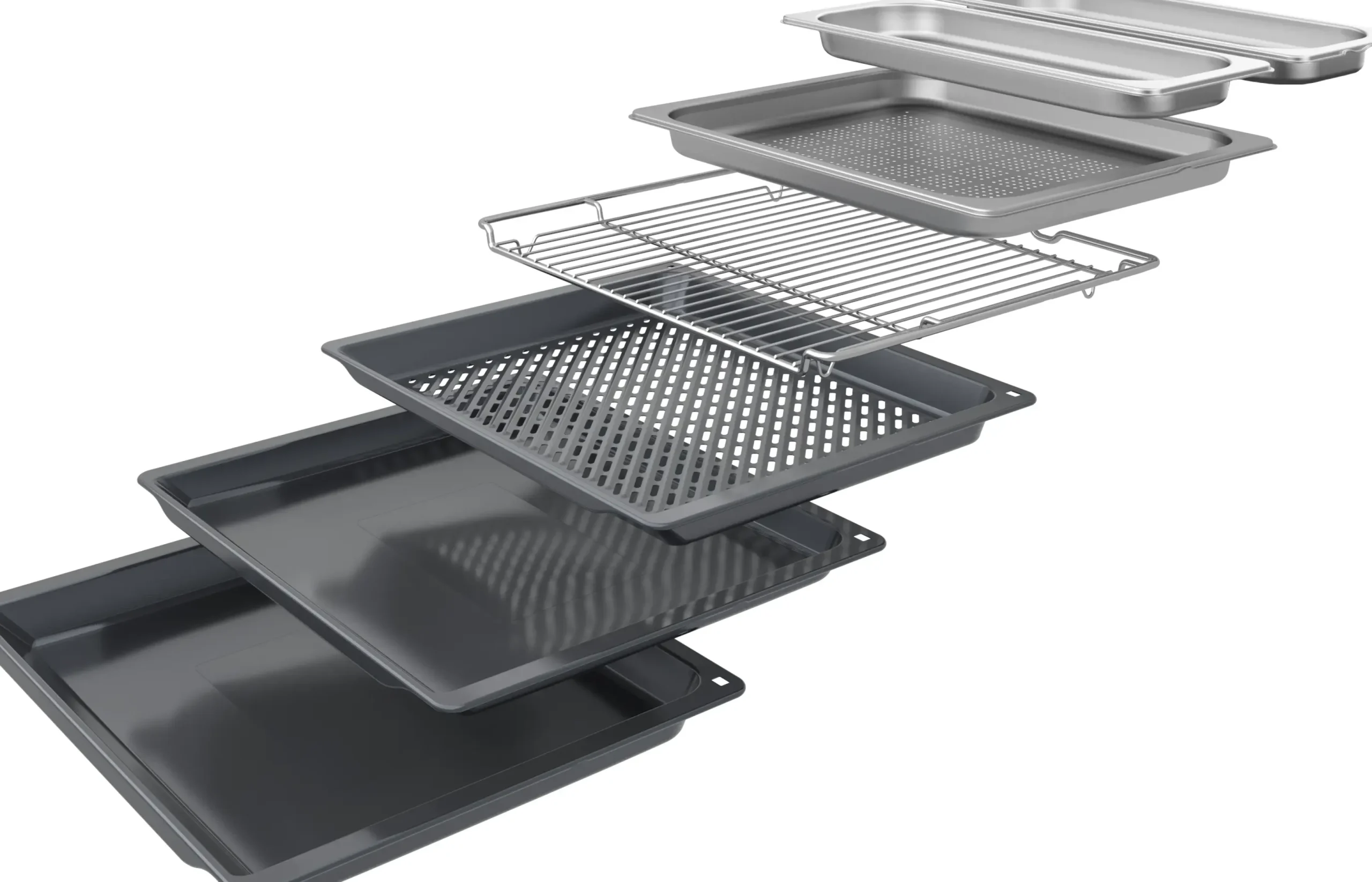 Serie 8 Bakoven met volwaardige stoom 60 x 60 cm Zwart