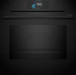 Serie 8 Bakoven met volwaardige stoom 60 x 60 cm Zwart