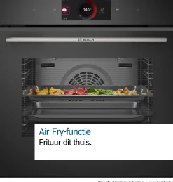 Serie 8 Bakoven 60 x 60 cm Mat zwart